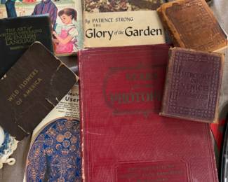 Vintage and antique books