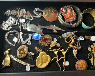 Taxco and Vintage brooches