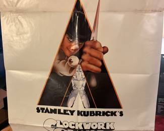 Vintage original movie posters A Clockwork Orange