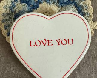 Tiffany and Co heart dish