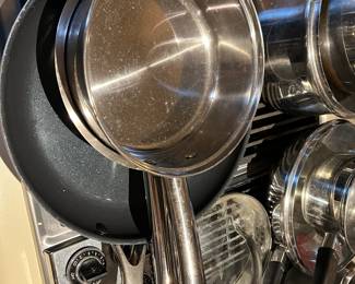 #144	Pots	Denmark two piece pot and skillet	 $30.00 			
