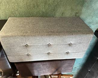 #62	Cabinet	Gray Button Top Storage Chest 40x18x18	 $40.00 			
