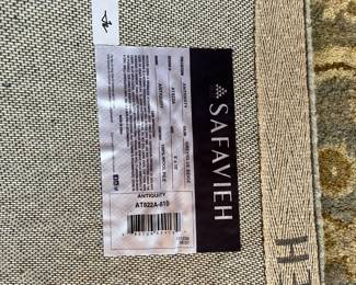 #3	Rug	Safavieh Grey/Blue 8x10 Area Rug  - 100% wool - machine made	 $75.00 
