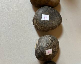 #153	Art	VTG Peruvian Nazca Lines natural stone carved, set of 4, 	 $35.00 			
