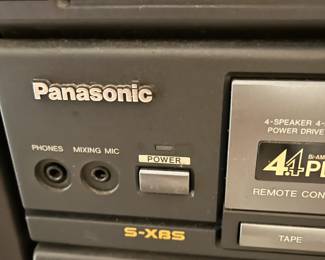 #168		Panasonic CD and cassette tuner	 $30.00 
