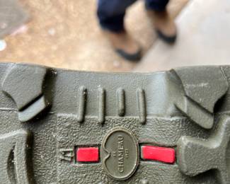 #216	Le Chameau Rubber Boots Size 41   Women 10.5, Men 8 (France)	 $50.00 
