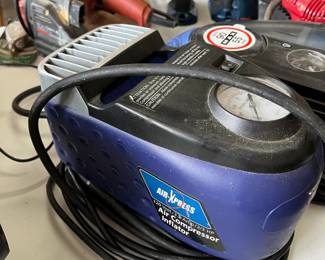 #112	Garage	Air Express 12 vt compressor	 $20.00 
