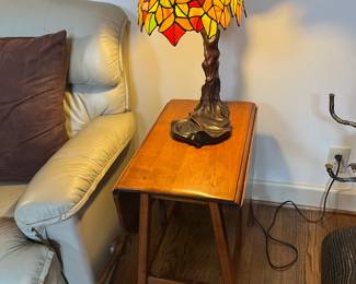 #4	Table 	Maple Drop Side Table 12.5-32.5x23x23	 $75.00 
