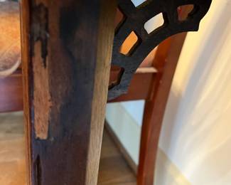 #17	Table 	Heritage Sofa Table w/3 drawers - 59x15x28  (as is finish)	 $150.00 
