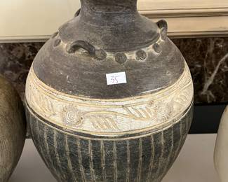 #249	Art	Charcoal & White Engraved Design Urn - 16.5" Tall	 $35.00 			
