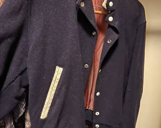 #83	Top Notch Vintage Wool Letterman Jacket M	 $20.00 
