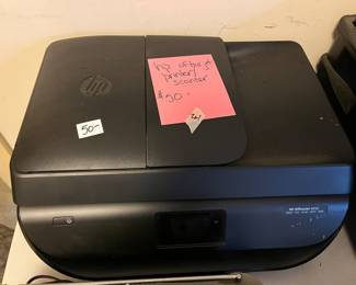 #200	Electronics	HP Officejet printer/scanner  #4652 model	 $50.00 			
