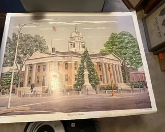 #207	Art	Print Madison County Courthouse by D. Waldrop 2001 #37/350	 $100.00 
