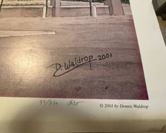 #207	Print Madison County Courthouse by D. Waldrop 2001 #37/350	 $100.00 
