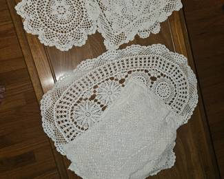 Hand Made Doilies & Runners