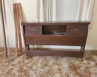 Storage Headboard MCM - Shelf Topper