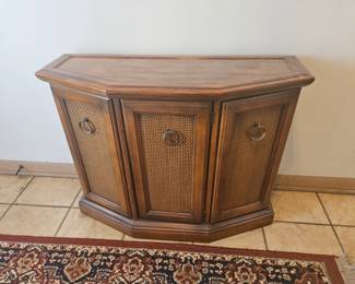 Demilune Cabinet with Storage