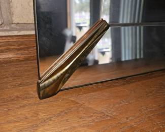 Metal Detail Vintage Mirror