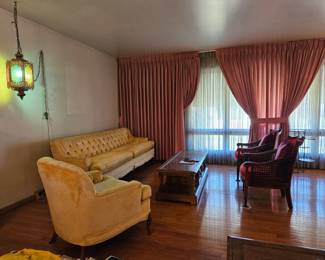 Blush Colored Drapes & Sheers