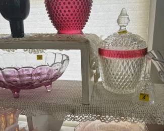 Beautiful Glassware, Colored Depression Glass