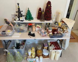 Candles and Christmas,  and Easter