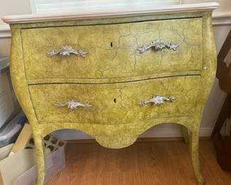 2 drawer White top Entry or Living room piece