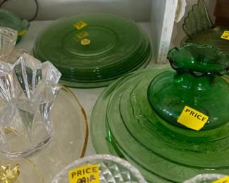 Depression Glass, Carnival Glass, Murano Glass