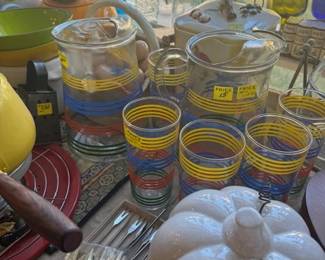 Vintage Breakfast glassware 