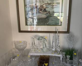 Not a great Photo... but 2 Large Sea Watercolors Beautiful 