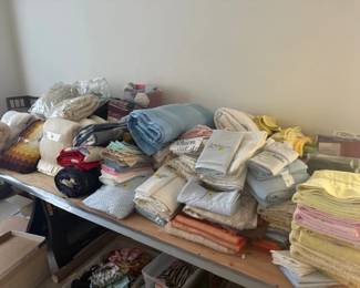 LINENS, Vintage Aprons, Gloves, ETC