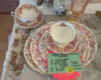 Royal Albert 81 piece set  " Serena " pattern