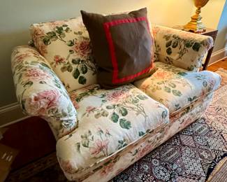 Floral sleeper sofa