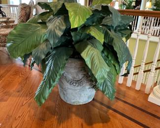 Large faux plant