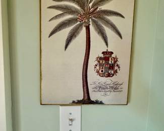 Palm tree artwork