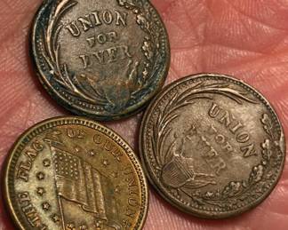 Civil War Union Forever tokens