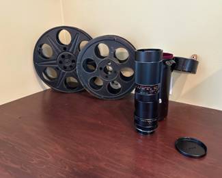 Film decor and Vivitar tele-zoom lens