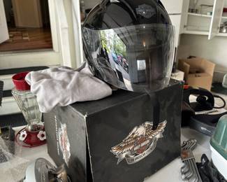 Harley Davidson motorcycle helmet 