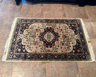 oriental silk throw rug