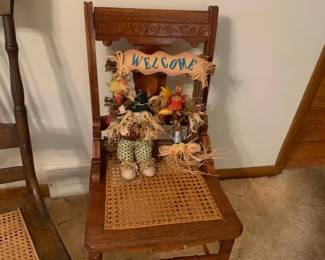 Small Cane-Seat Chair