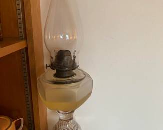 Vintage Hurricane Oil Lamp