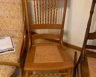 Rocker with Floral Detail