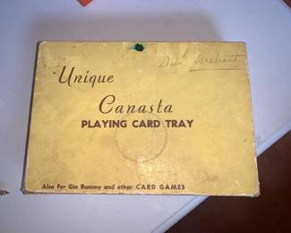 Canasta Card and Tray set