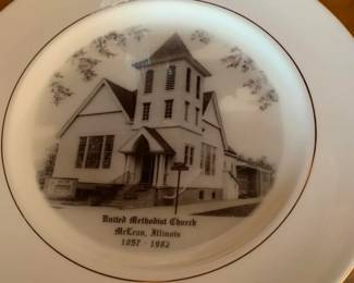 Methodist Church Anniversary Plate
