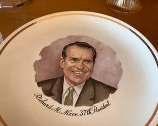 Collectible Nixon Plate