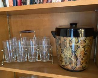 MCM Glasses Caddy Set - MCM Ice Bucket