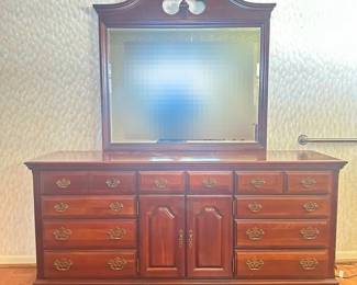 Broyhill Dresser with Mirror Vanity