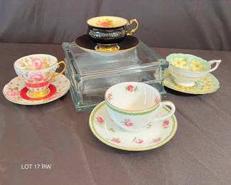 Tea Cup Saucer Bundle ELIZABETHAN, Royal Stafford  more