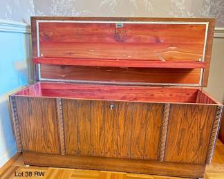 Vintage Lane Cedar Hope Chest With Aroma