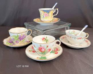 Teacup Saucer Bundle Crownford, Bavaria, Hammersley  more
