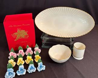Lenox Bundle Plate, Bowl and Decor
